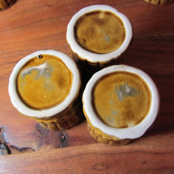 siesta man ceramic decanter vintage mexico & 6 shot glasses (about 3 oz) (W5773) - Picture 6 of 15